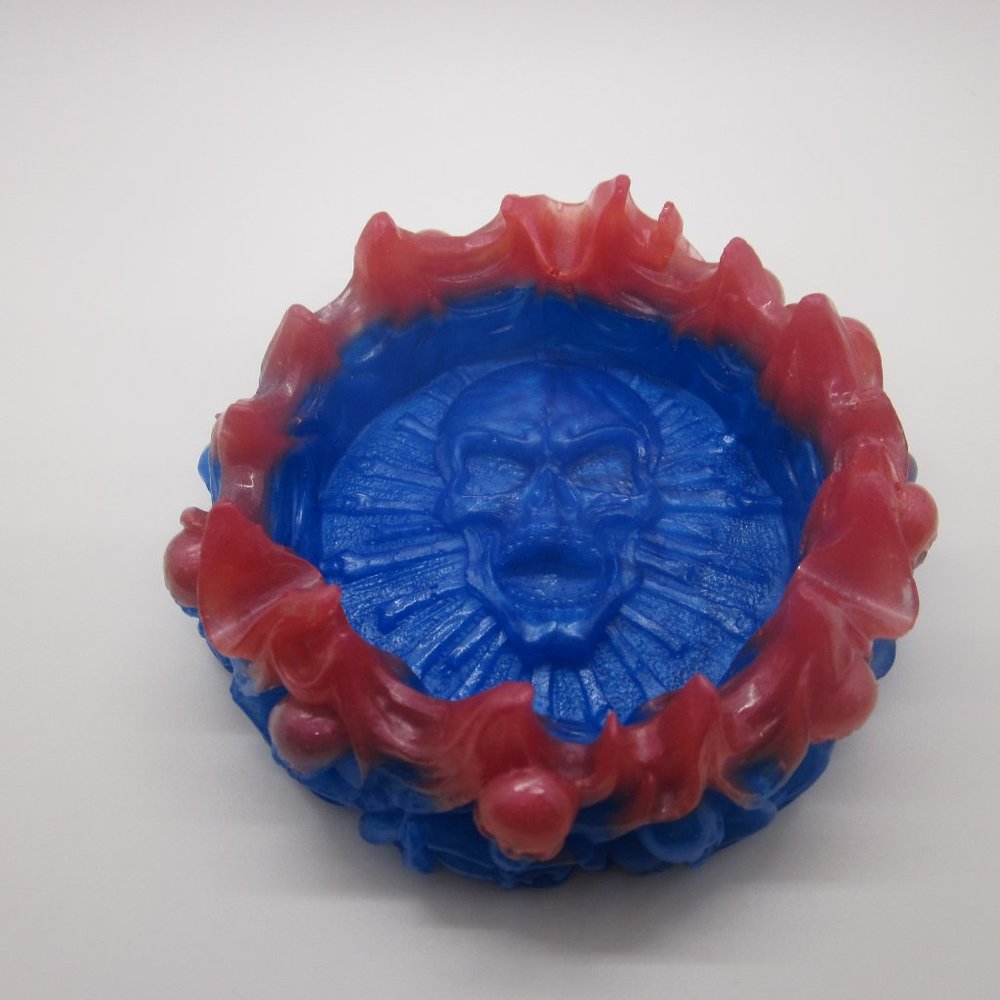 Pink & Blue Skull Bowl